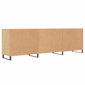 Tv-meubel 150x30x50 cm bewerkt hout sonoma eikenkleurig 8