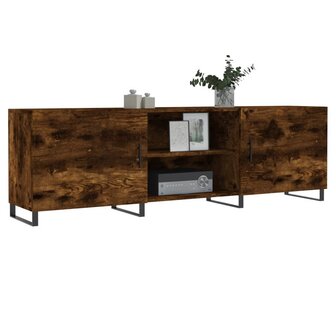 Tv-meubel 150x30x50 cm bewerkt hout bruin eikenkleur 3