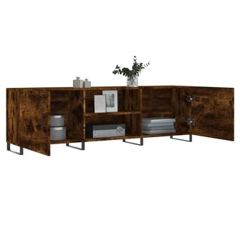 Tv-meubel 150x30x50 cm bewerkt hout bruin eikenkleur 4