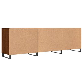 Tv-meubel 150x30x50 cm bewerkt hout bruin eikenkleur 8