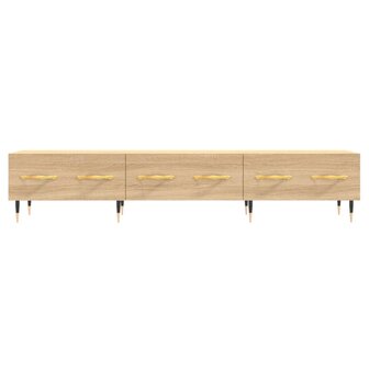 Tv-meubel 150x36x30 cm bewerkt hout sonoma eikenkleurig 5