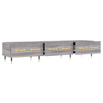 Tv-meubel 150x36x30 cm bewerkt hout grijs sonoma eikenkleurig 6