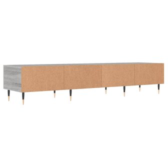 Tv-meubel 150x36x30 cm bewerkt hout grijs sonoma eikenkleurig 8