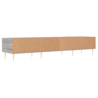 Tv-meubel 150x36x30 cm bewerkt hout grijs sonoma eikenkleurig 8