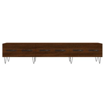 Tv-meubel 150x36x30 cm bewerkt hout bruin eikenkleur 5