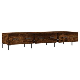 Tv-meubel 150x36x30 cm bewerkt hout gerookt eikenkleurig 6