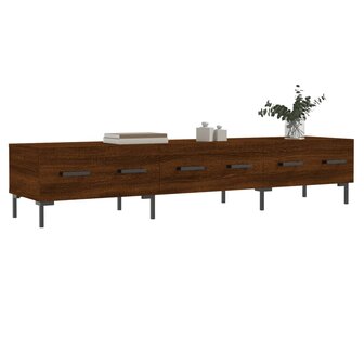 Tv-meubel 150x36x30 cm bewerkt hout bruin eikenkleur 3