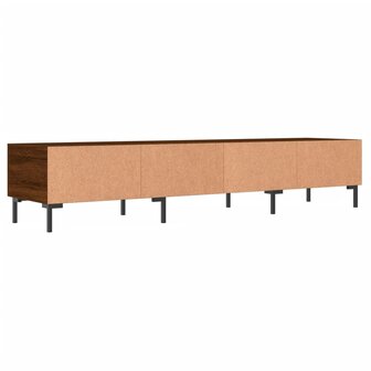 Tv-meubel 150x36x30 cm bewerkt hout bruin eikenkleur 8