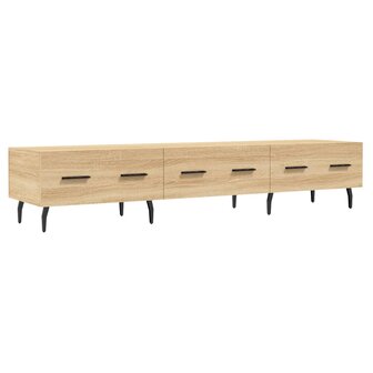 Tv-meubel 150x36x30 cm bewerkt hout sonoma eikenkleurig 2