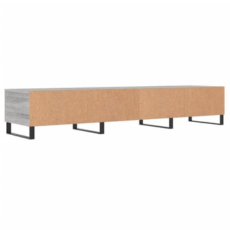 Tv-meubel 150x36x30 cm bewerkt hout grijs sonoma eikenkleurig 8