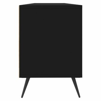 Tv-meubel 150x30x44,5 cm bewerkt hout zwart 7