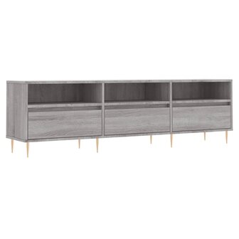 Tv-meubel 150x30x44,5 cm bewerkt hout grijs sonoma eikenkleurig 2