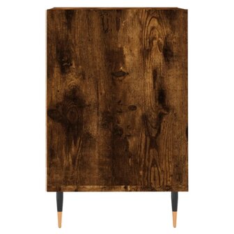 Tv-meubel 100x35x55 cm bewerkt hout gerookt eikenkleurig 7