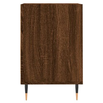 Tv-meubel 100x35x55 cm bewerkt hout bruin eikenkleur 7