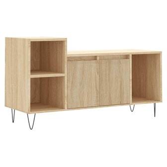 Tv-meubel 100x35x55 cm bewerkt hout sonoma eikenkleurig 2