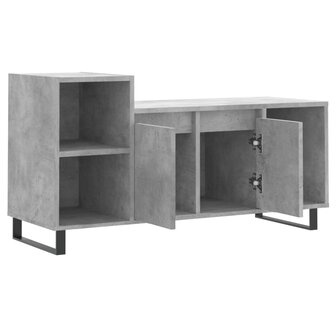 Tv-meubel 100x35x55 cm bewerkt hout betongrijs 6