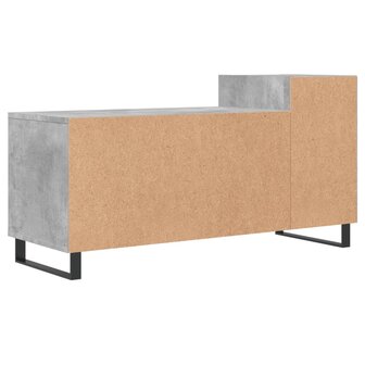 Tv-meubel 100x35x55 cm bewerkt hout betongrijs 8