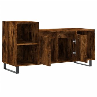 Tv-meubel 100x35x55 cm bewerkt hout gerookt eikenkleurig 6