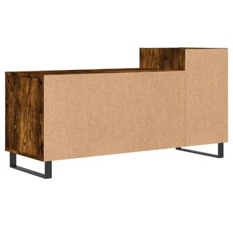 Tv-meubel 100x35x55 cm bewerkt hout gerookt eikenkleurig 8