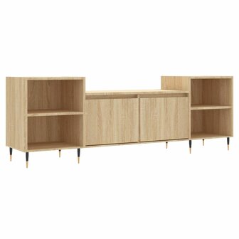 Tv-meubel 160x35x55 cm bewerkt hout sonoma eikenkleurig 2