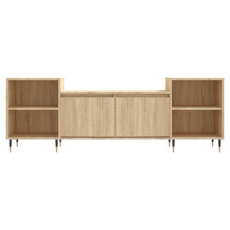 Tv-meubel 160x35x55 cm bewerkt hout sonoma eikenkleurig 5