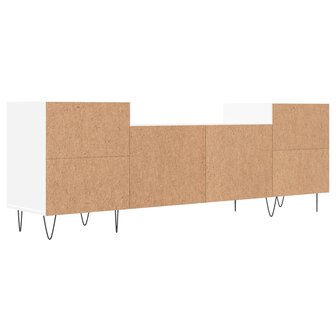 Tv-meubel 160x35x55 cm bewerkt hout wit 8