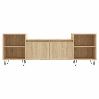 Tv-meubel 160x35x55 cm bewerkt hout sonoma eikenkleurig 5