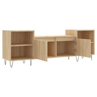 Tv-meubel 160x35x55 cm bewerkt hout sonoma eikenkleurig 6