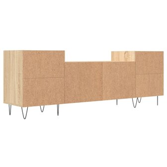 Tv-meubel 160x35x55 cm bewerkt hout sonoma eikenkleurig 8