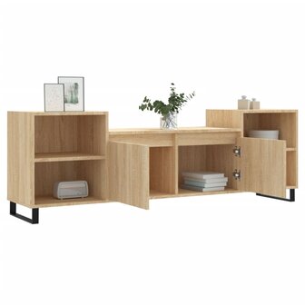 Tv-meubel 160x35x55 cm bewerkt hout sonoma eikenkleurig 4