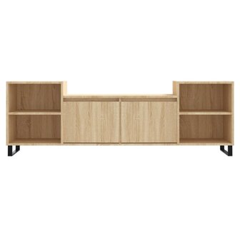 Tv-meubel 160x35x55 cm bewerkt hout sonoma eikenkleurig 5