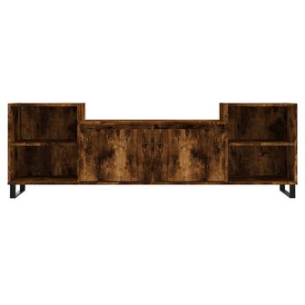 Tv-meubel 160x35x55 cm bewerkt hout gerookt eikenkleurig 5