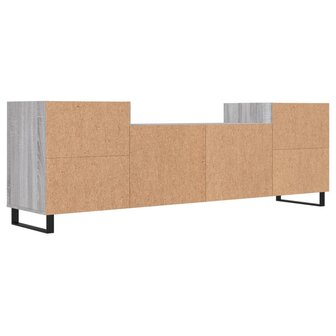 Tv-meubel 160x35x55 cm bewerkt hout grijs sonoma eikenkleurig 8