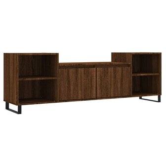 Tv-meubel 160x35x55 cm bewerkt hout bruin eikenkleur 2