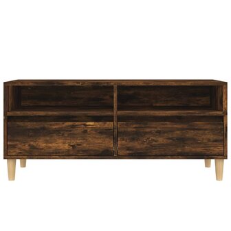 Tv-meubel 100x34,5x44,5 cm bewerkt hout gerookt eikenkleurig 6