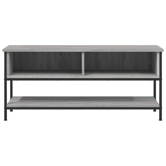 Tv-meubel 100x35x45 cm bewerkt hout grijs sonoma eikenkleurig 4