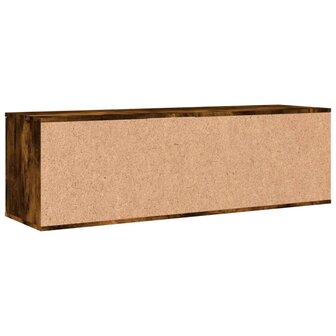 Tv-meubel 120x34x37 cm bewerkt hout gerookt eikenkleurig 6