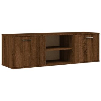 Tv-meubel 120x34x37 cm bewerkt hout bruin eikenkleur 2