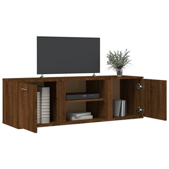 Tv-meubel 120x34x37 cm bewerkt hout bruin eikenkleur 3