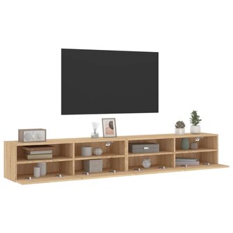 Tv-wandmeubels 2 st 100x30x30 cm hout sonoma eikenkleurig 5