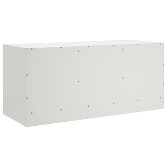 Tv-meubel 99x39x44 cm staal wit 9