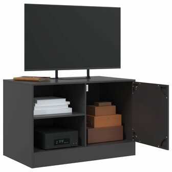 Tv-meubel 67x39x44 cm staal zwart 5