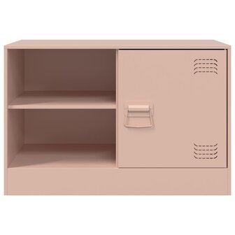 Tv-meubel 67x39x44 cm staal roze 6