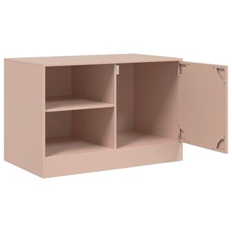 Tv-meubel 67x39x44 cm staal roze 7