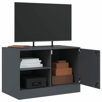 Tv-meubel 67x39x44 cm staal antracietkleurig 5