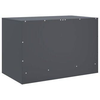 Tv-meubel 67x39x44 cm staal antracietkleurig 9