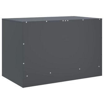 Tv-meubelen 2 st 67x39x44 cm staal antracietkleurig 9