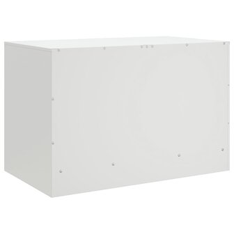 Tv-meubel 67x39x44 cm staal wit 9