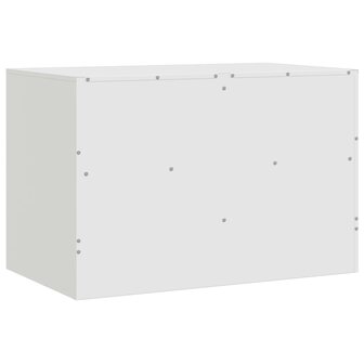 Tv-meubel 67x39x44 cm staal wit 9