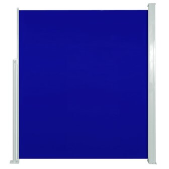 Tuinscherm uittrekbaar 160x300 cm blauw 2